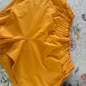 Orange lulu shorts